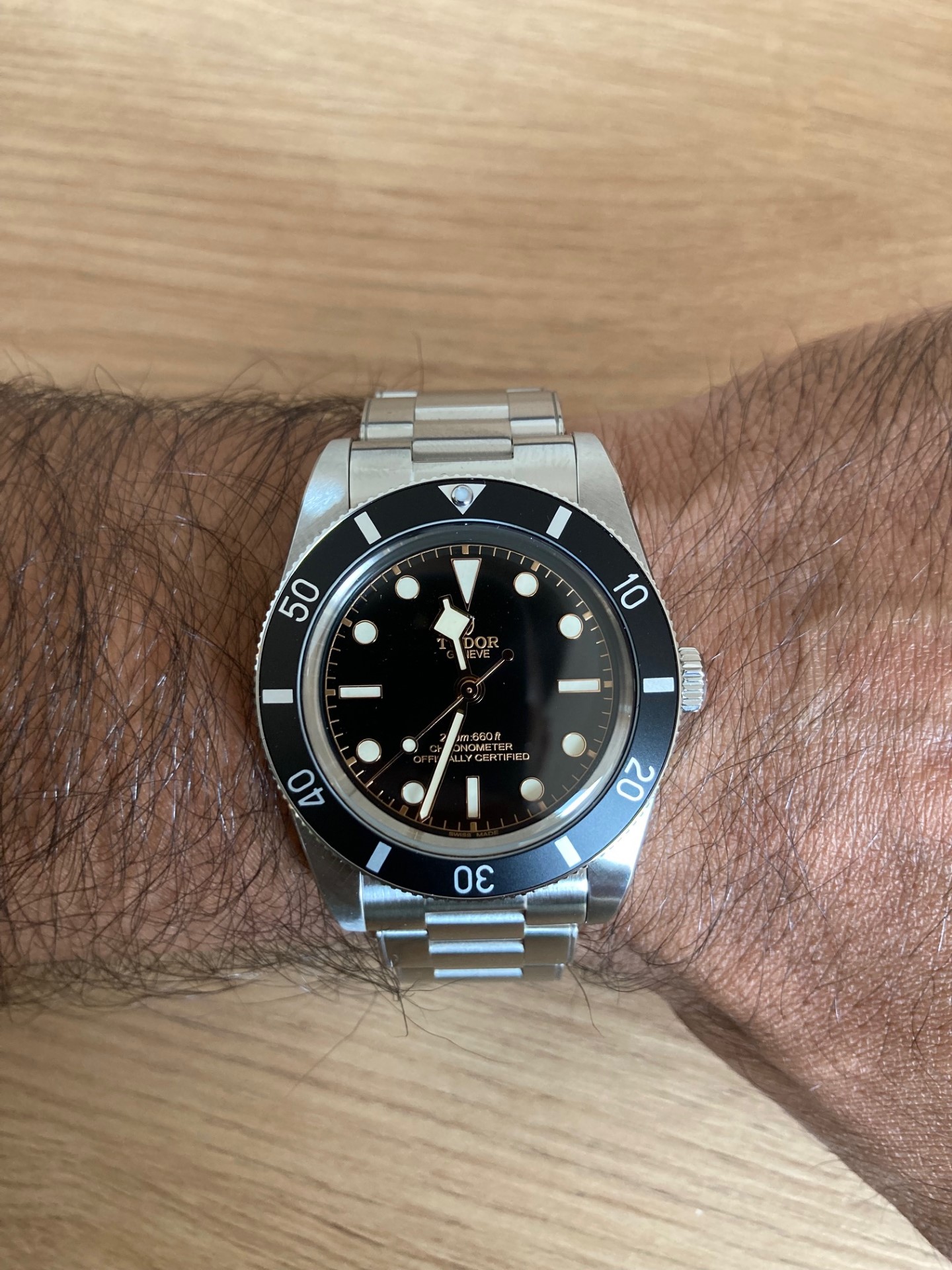 TUDOR Black Bay 54 M79000N-0001 Schwarzes Zifferblatt 