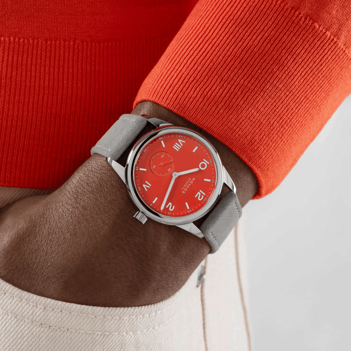 NOMOS Glashütte Club Campus 38 Nonstop Red Produktbild main 2