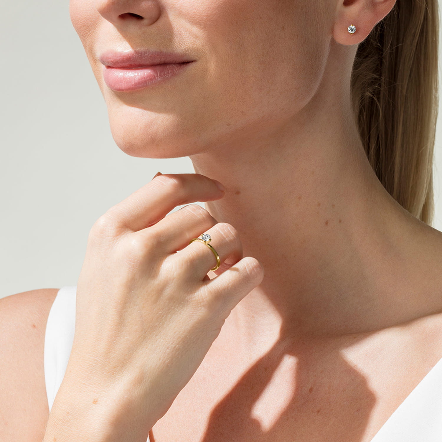 NIESSING Princess Verlobungsring – Platin 0,30 ct Produktbild main 1