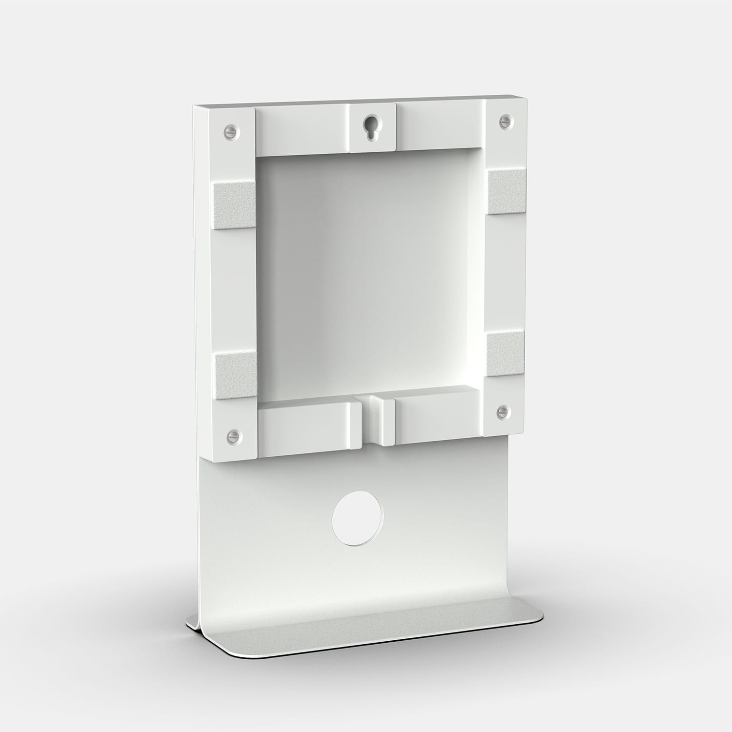 QLOCKTWO EARTH 45 STAND – Weiß Produktbild main 1