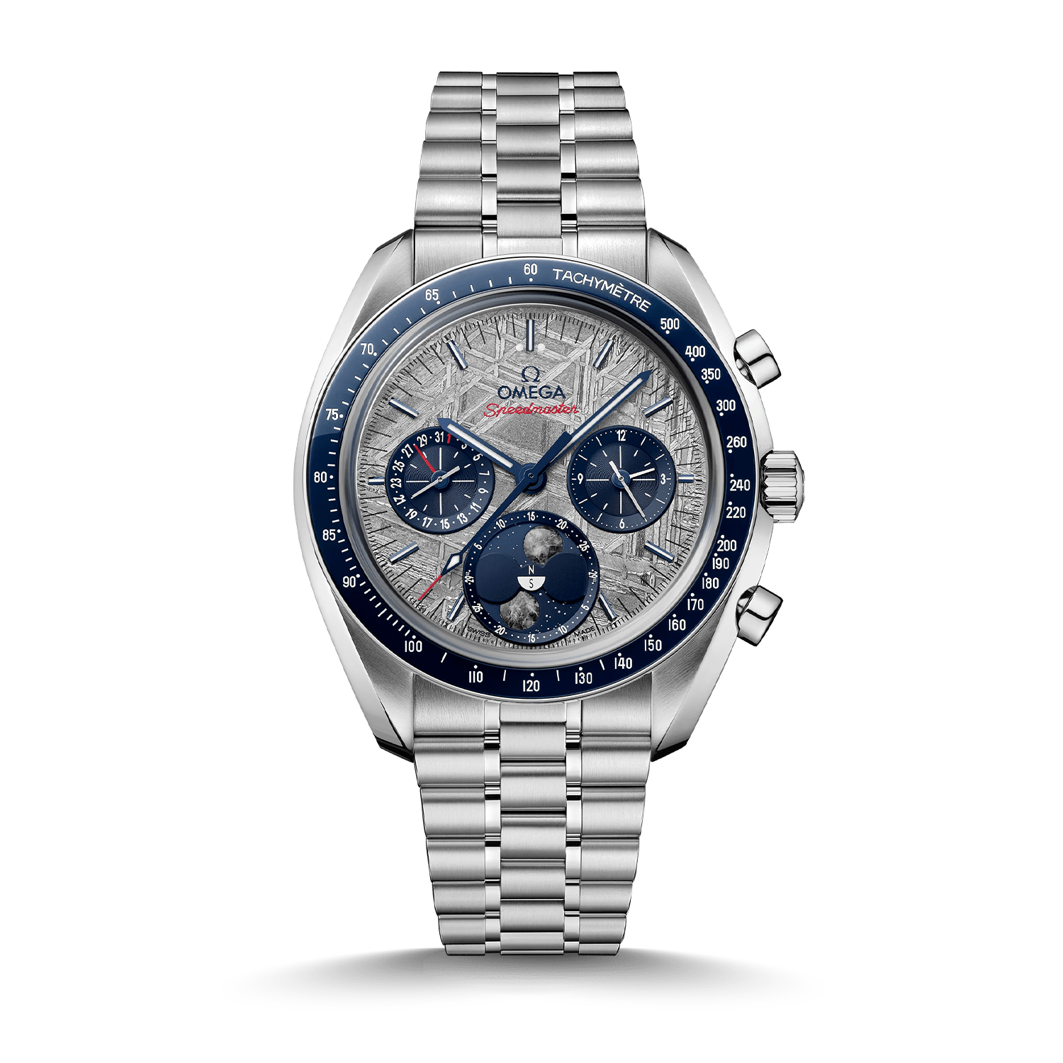 OMEGA Speedmaster Mondphase Meteorit Produktbild main 0