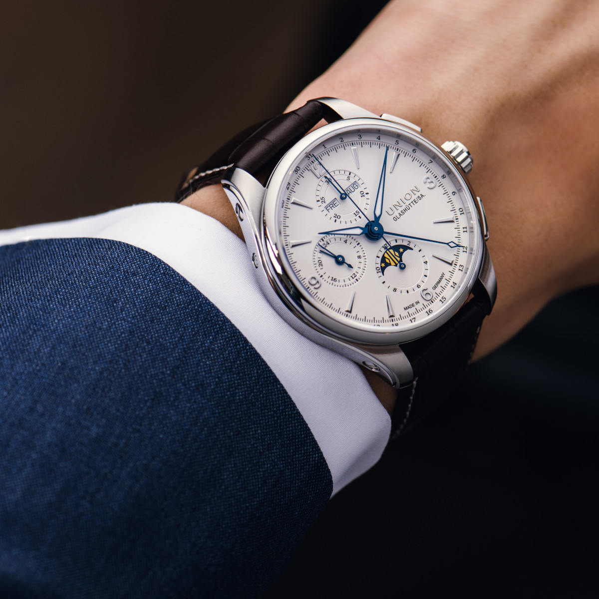 UNION Glashütte Belisar Chronograph Mondphase Produktbild main 3