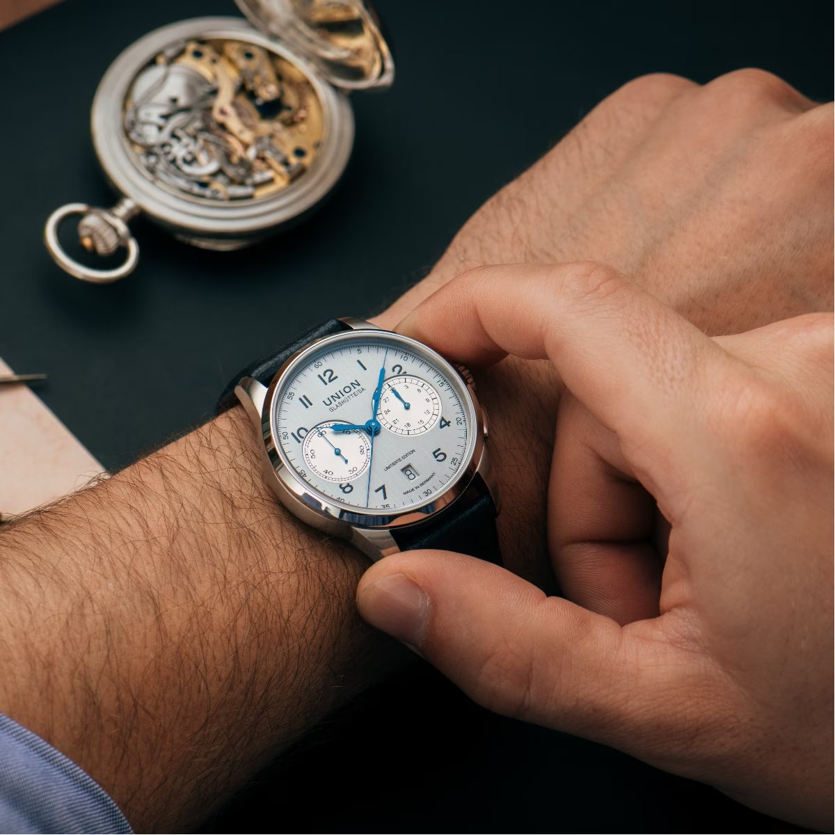 UNION Glashütte 1893 Johannes Dürrstein Edition Chronograph Produktbild main 1