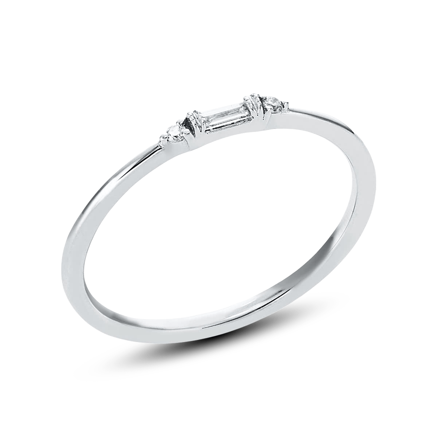 ALTHERR Diamonds Classic Ring Baguette 0,05 ct. Größe 51 ALTHERR Diamonds Classic Ring Baguette 0,05 ct. Größe 51