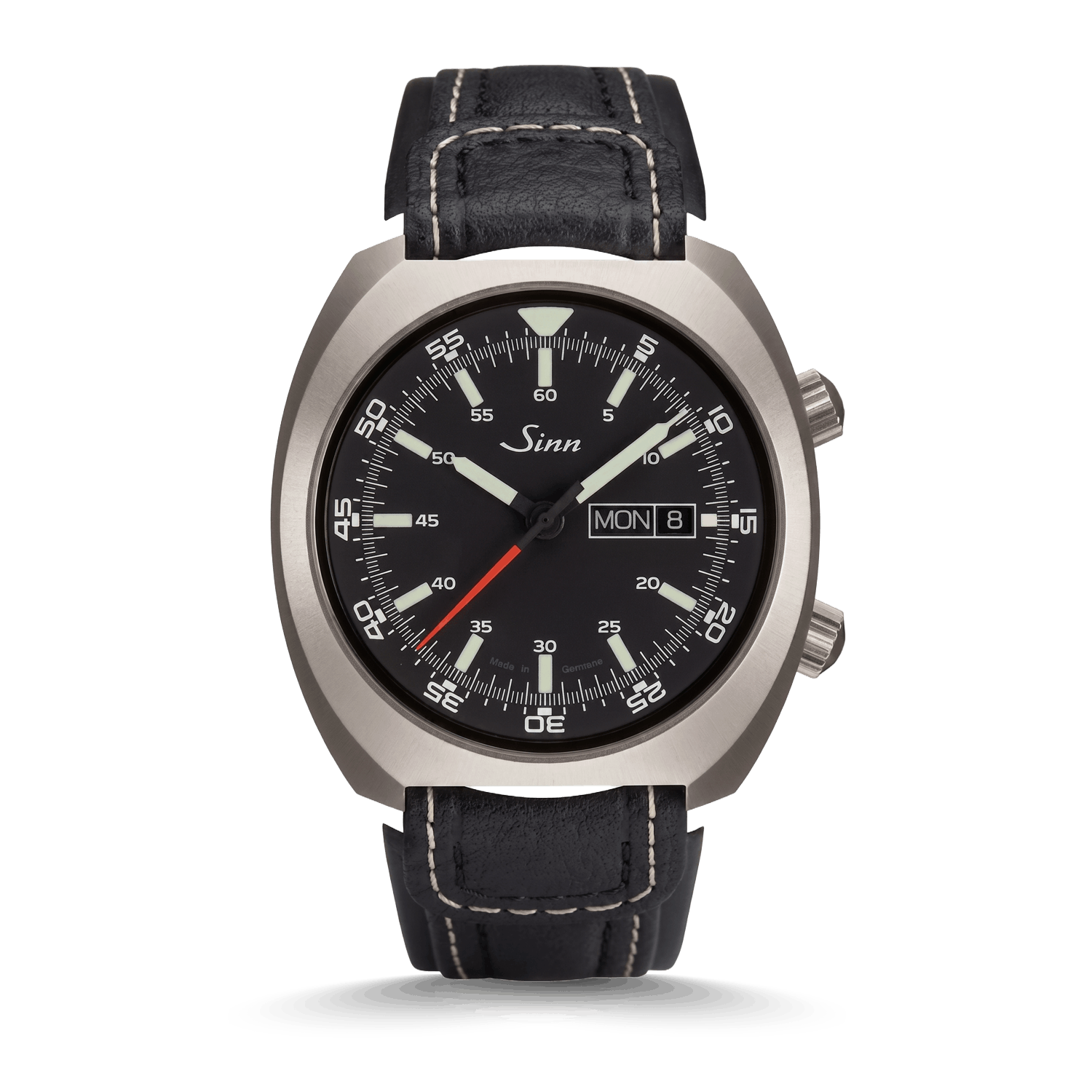 Sinn 204 St am schwarzen Rindslederarmband CPO Produktbild main 0