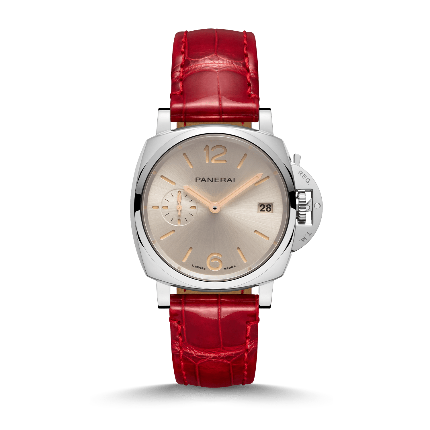 Panerai Luminor Due 38 Stahl weißes Zifferblatt