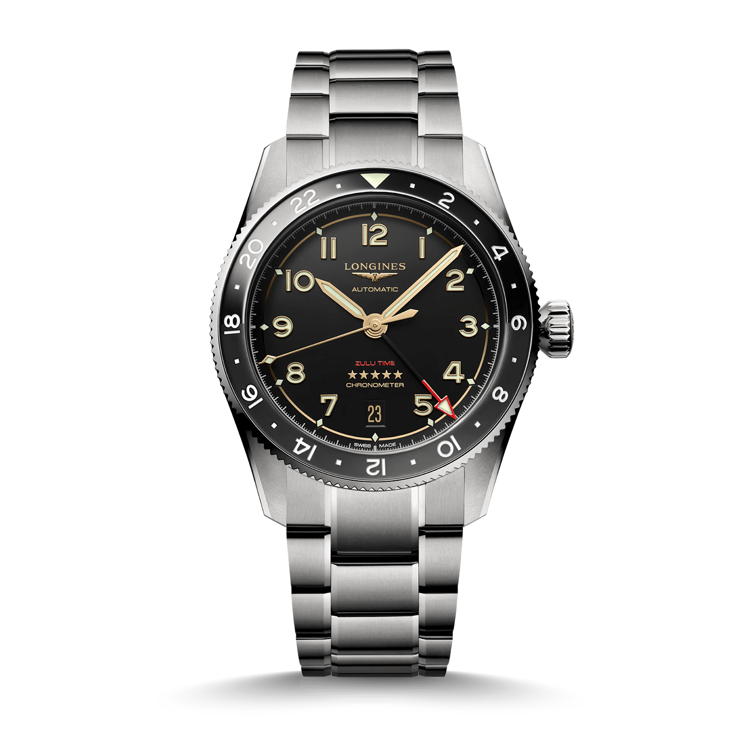 Longines Spirit Zulu Time Titanium Produktbild main 0