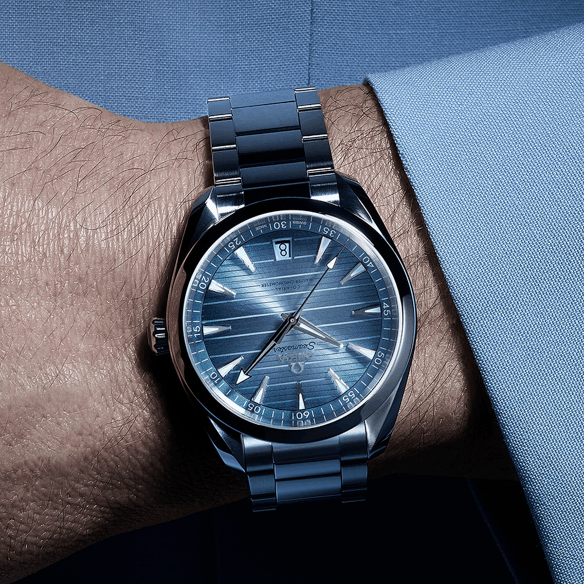 OMEGA Seamaster Aqua Terra Summer Blue 41 Produktbild main 3