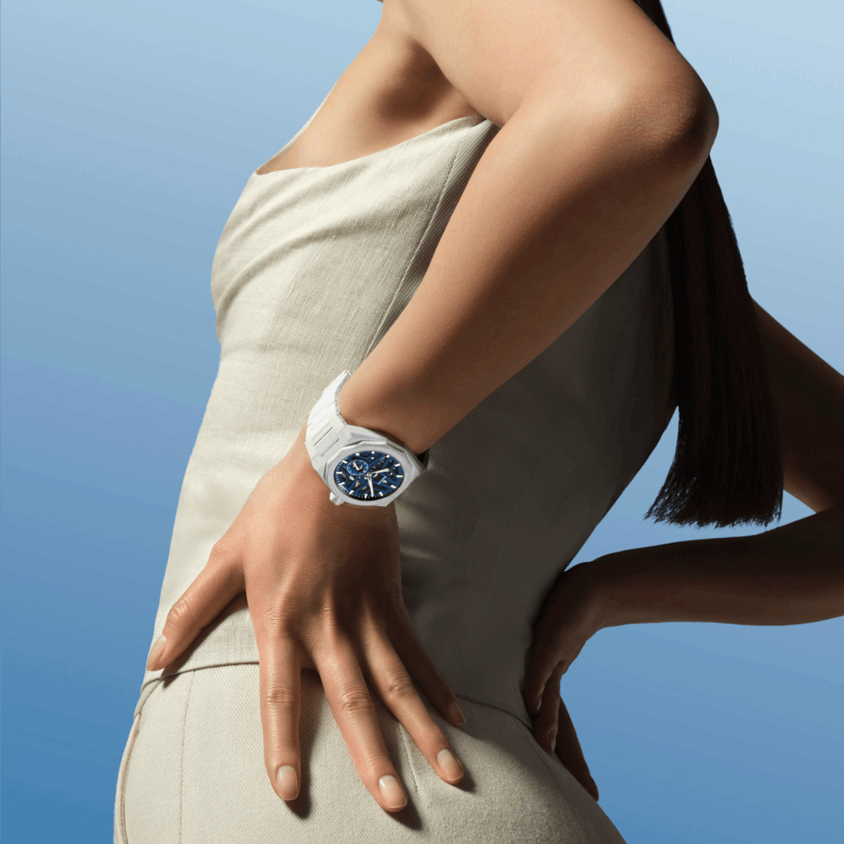 Zenith Defy Skyline White Ceramic Skeleton Produktbild main 2