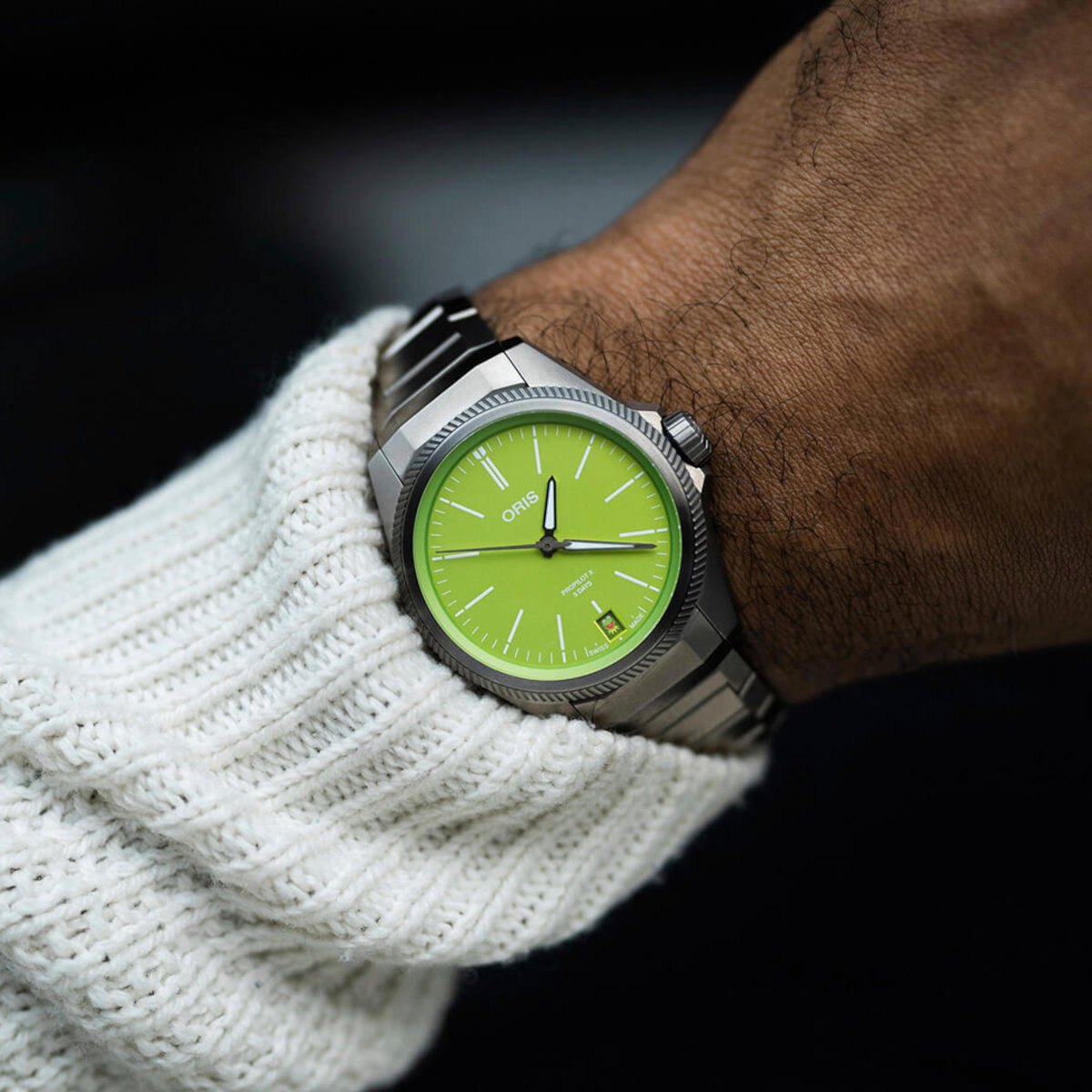 Oris Propilot X Kermit Edition Produktbild main 1