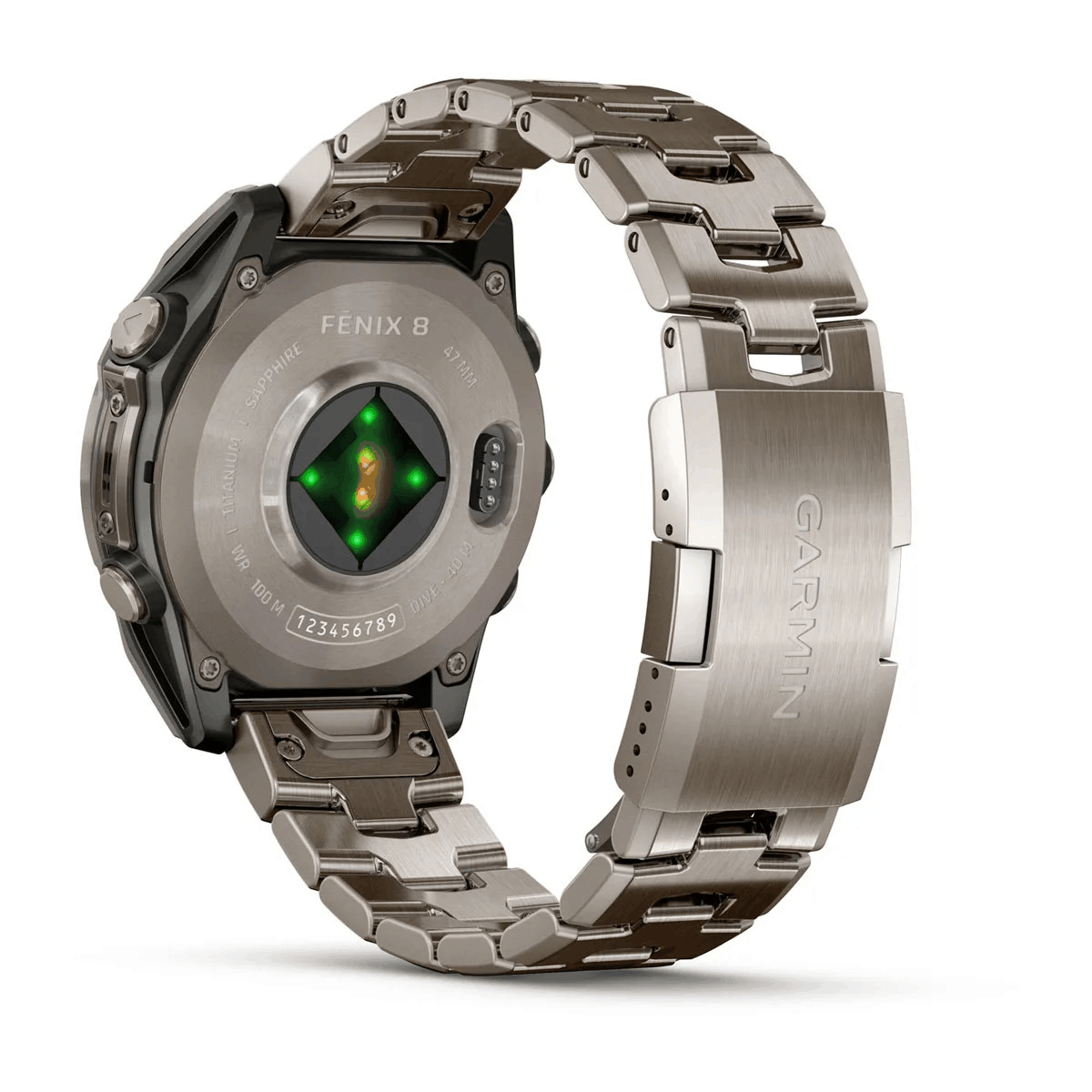 Garmin fēnix® 8 – 47 mm, AMOLED Titanium Produktbild main 3