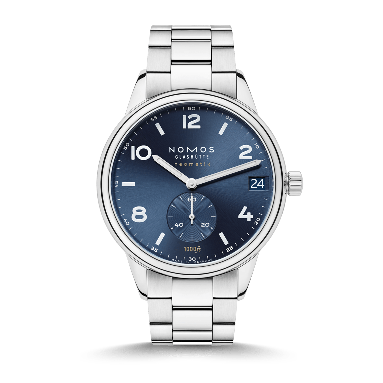 NOMOS Glashütte Club Sport neomatik 42 Datum blau Produktbild main 0