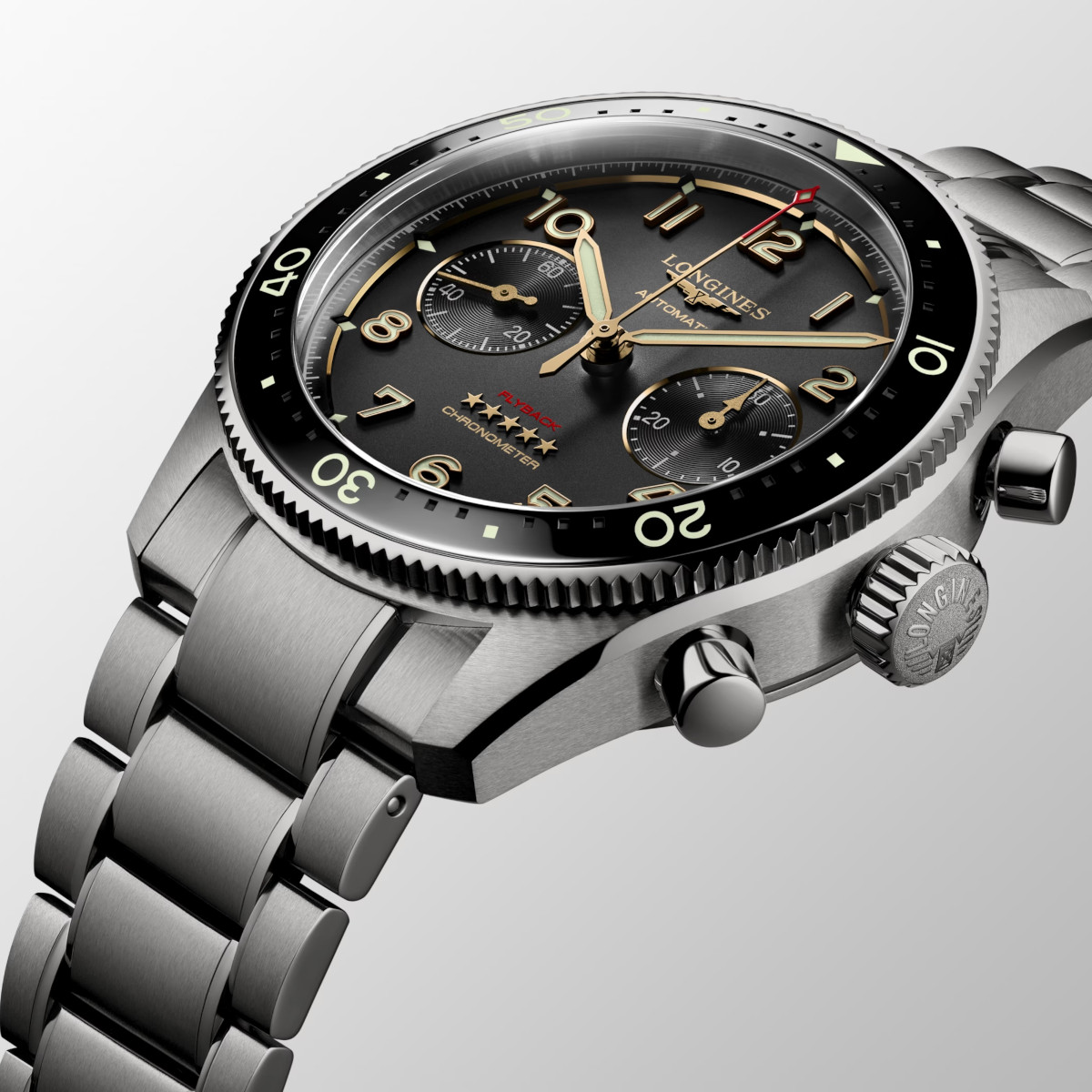 Longines Spirit Flyback Titanium Produktbild main 1