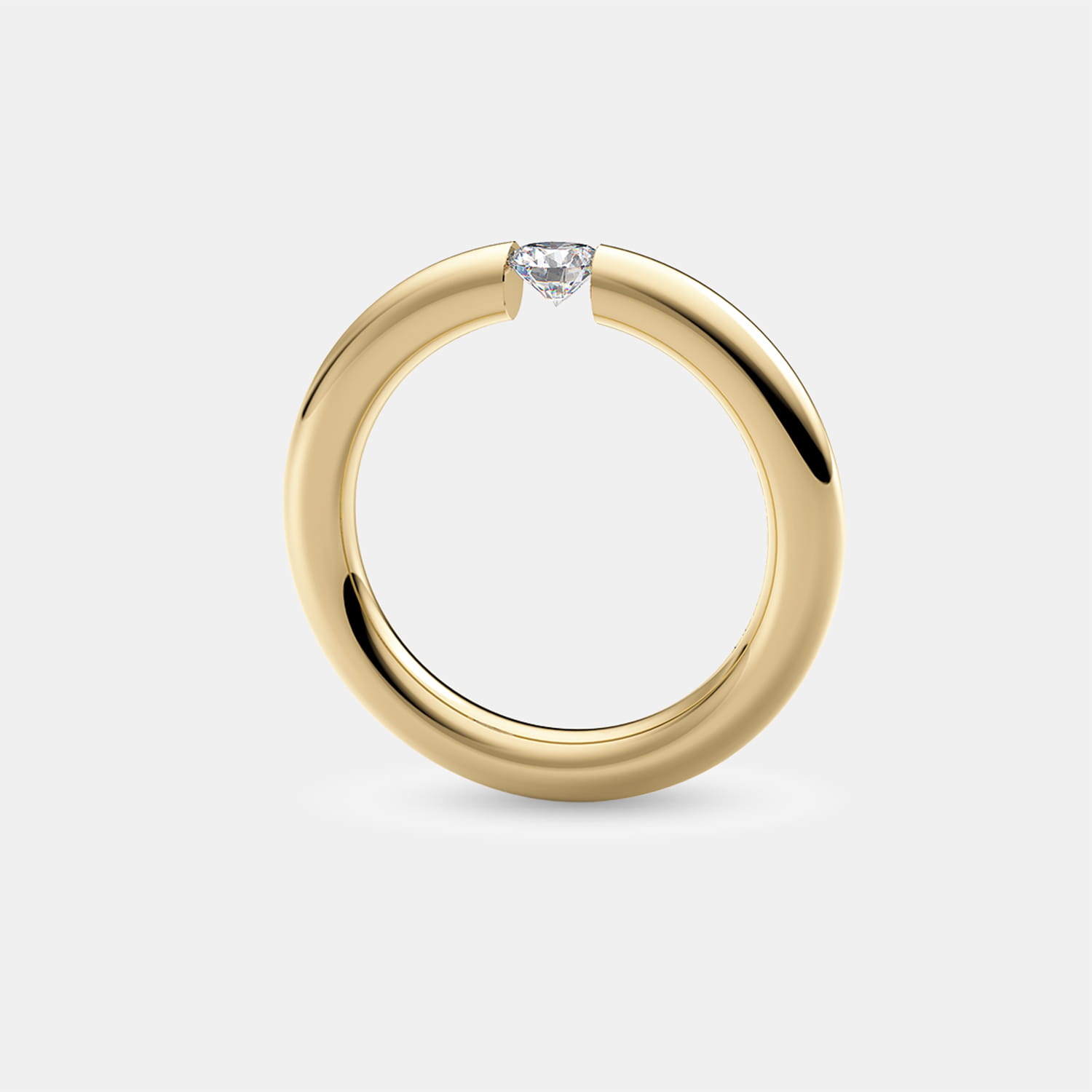 NIESSING Spannring® Rund – Classic Red 0,25 ct Produktbild main 1