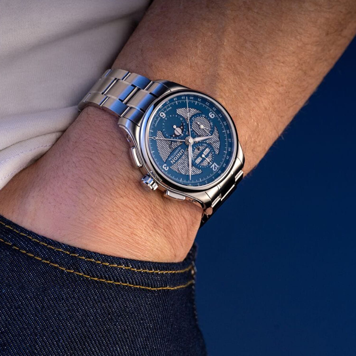 Union Glashütte Belisar Chronograph Mondphase Produktbild main 2