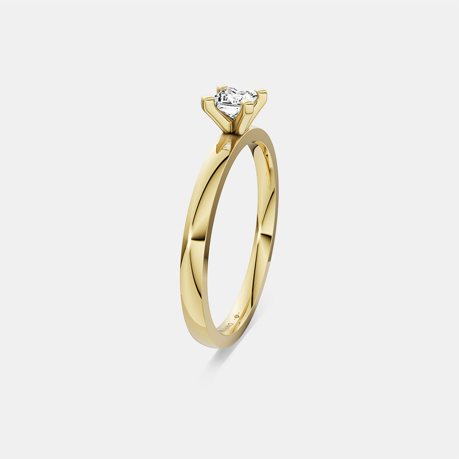 NIESSING Amatis V Verlobungsring – Princess Cut – Platin 0,20 ct Produktbild main 1