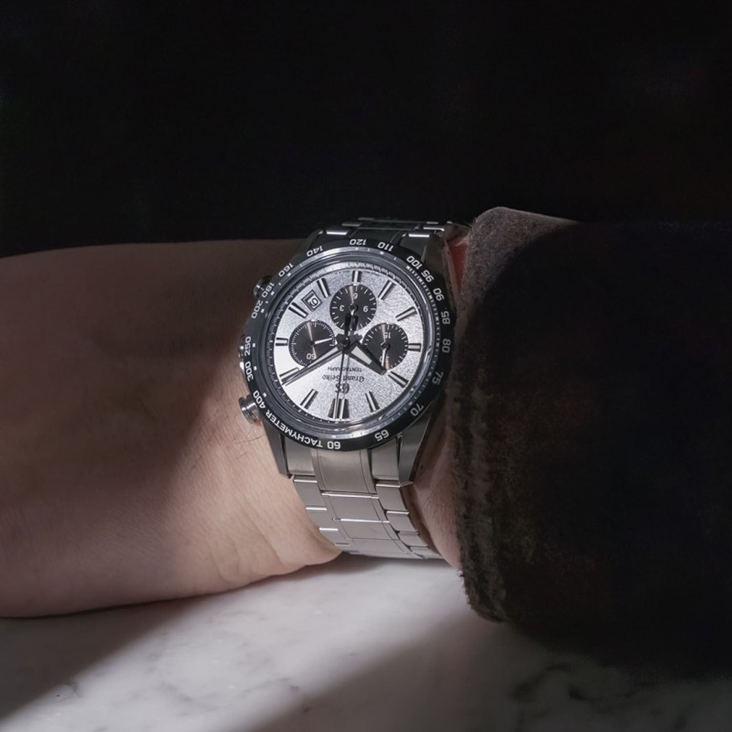 Grand Seiko Snow Blue Tentagraph Produktbild main 2