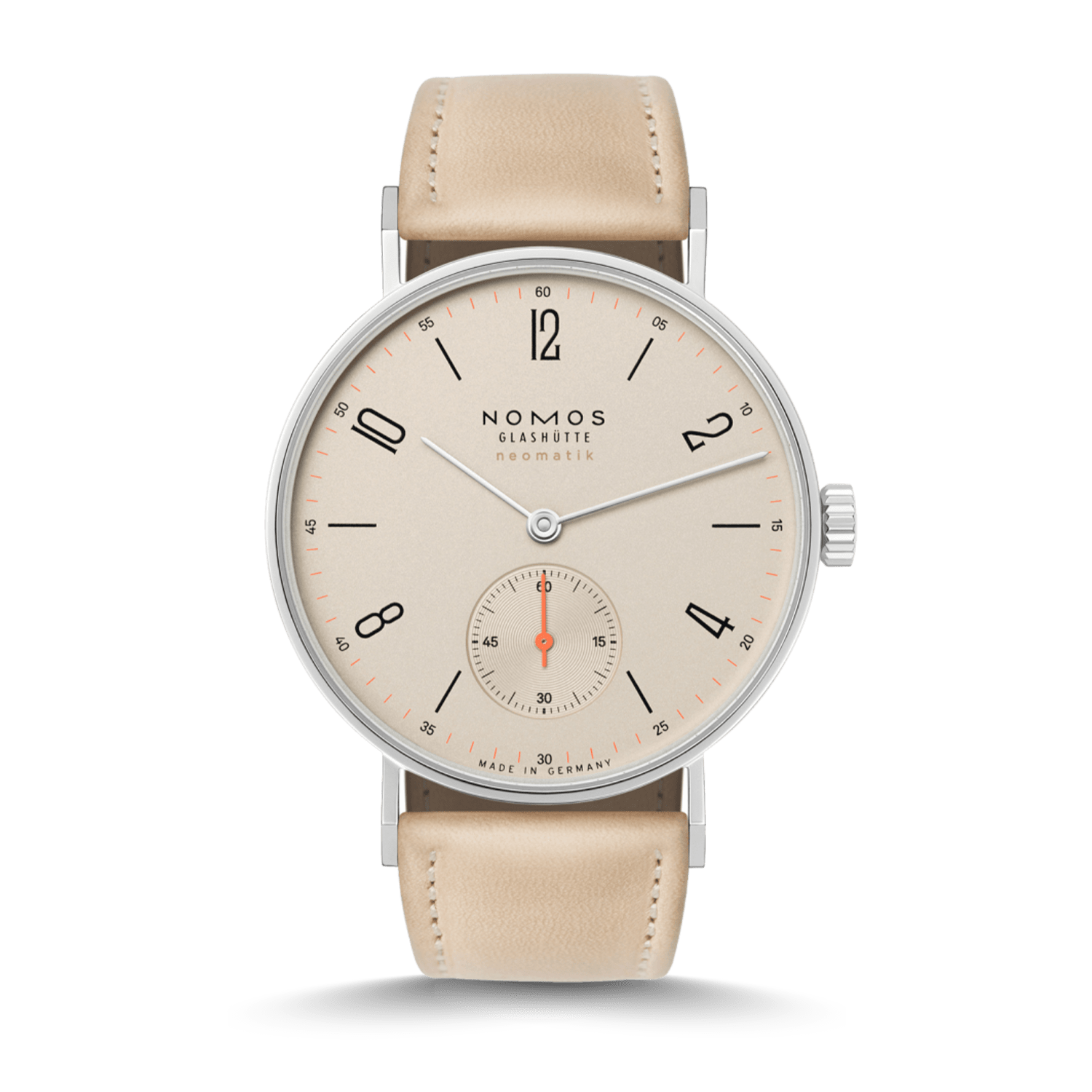 NOMOS Glashütte Tangente Neomatik Champagner Stahlband