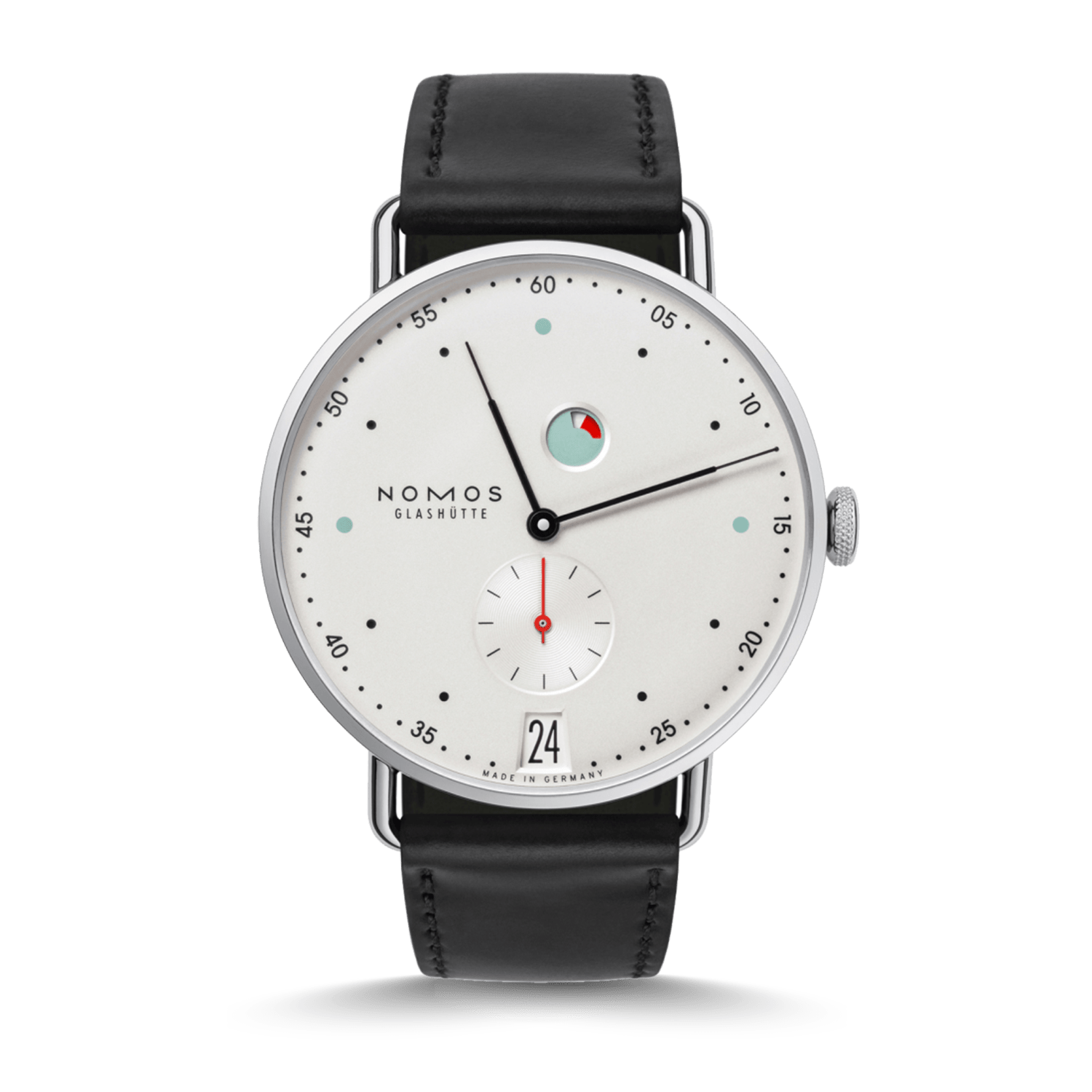 NOMOS Glashütte Metro Datum Gangreserve Produktbild main 2