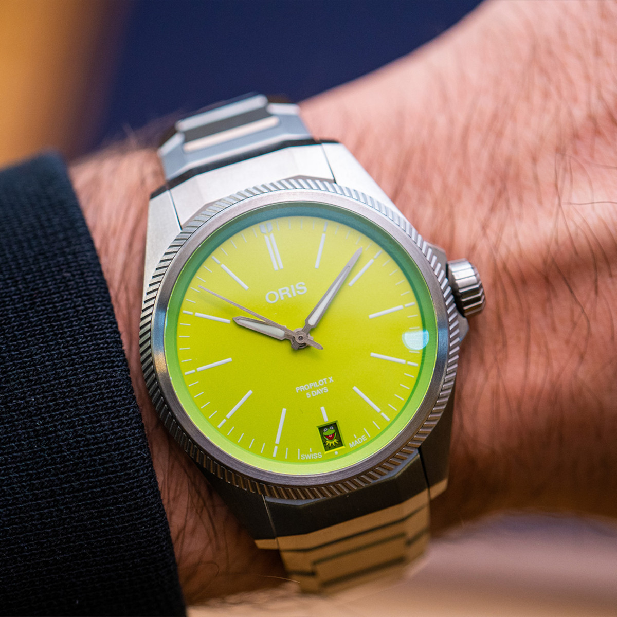 Oris Propilot X Kermit Edition Produktbild main 4