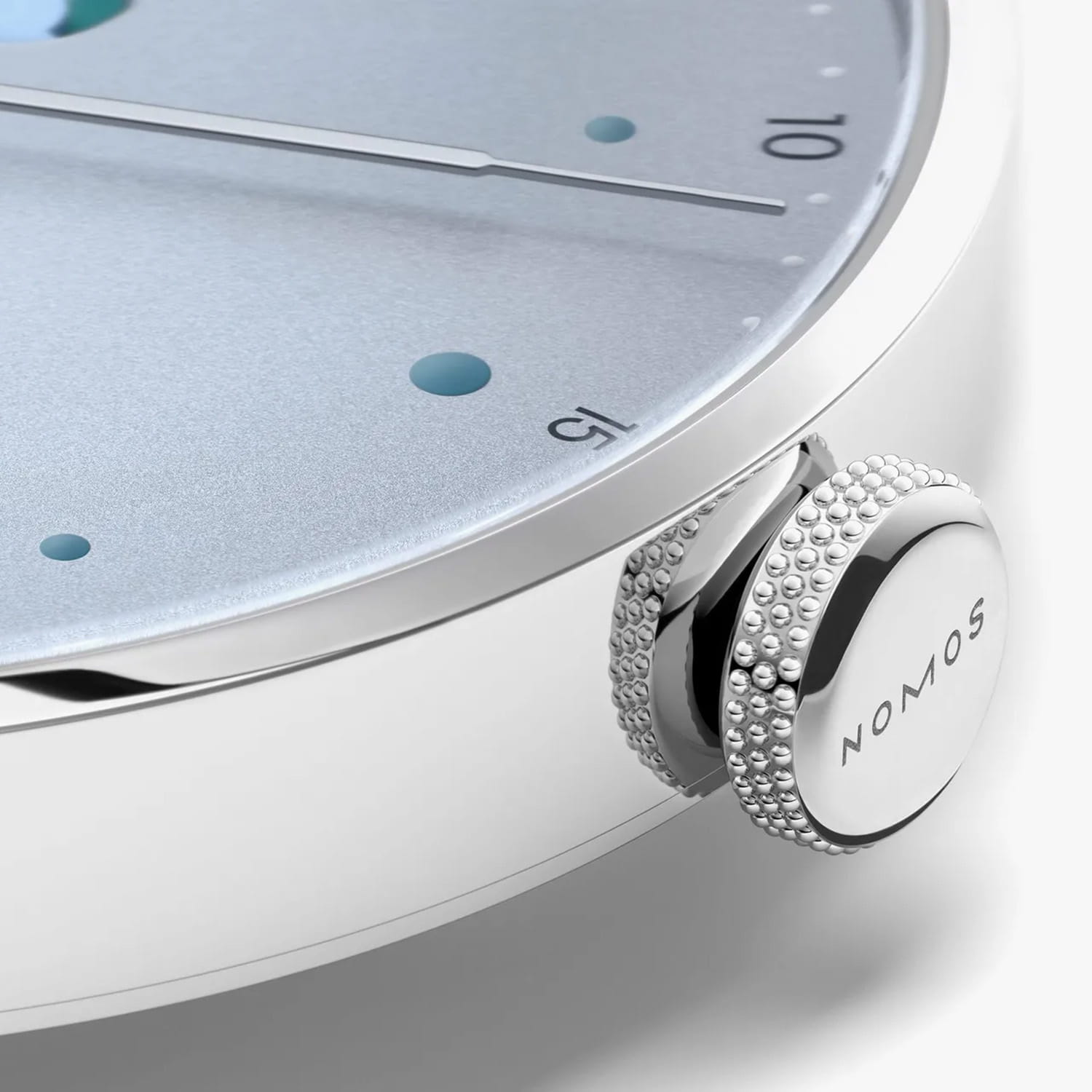 NOMOS Glashütte Metro Datum Gangreserve Eisblau Produktbild main 4