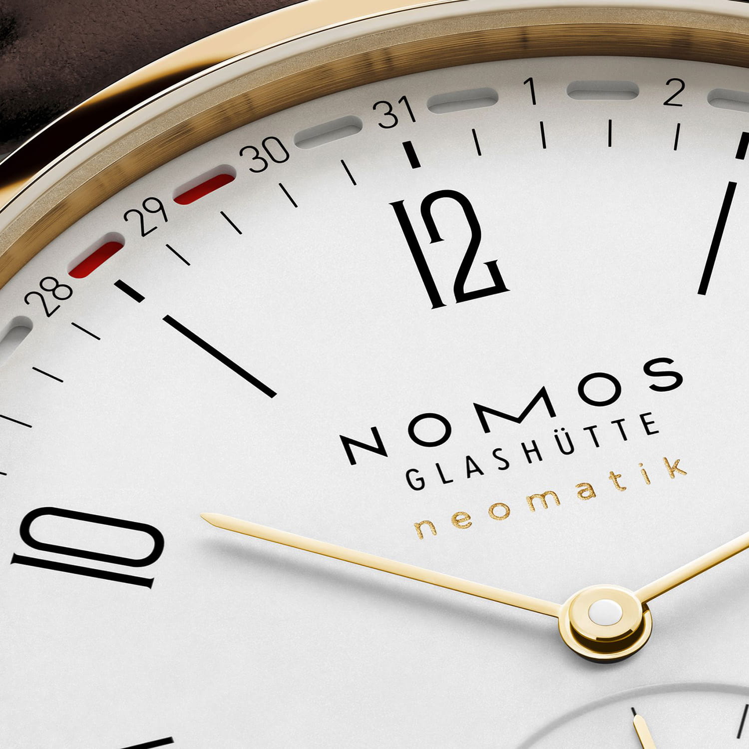 NOMOS Glashütte Tangente Gold neomatik 38 Update Produktbild main 5