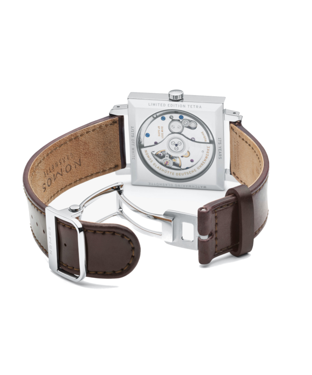 NOMOS Glashütte Tetra Neomatik Off White - 175 Years Watchmaking Glashütte Produktbild main 3