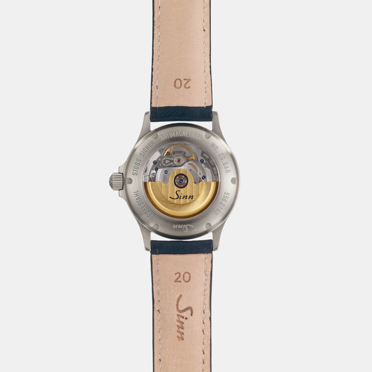 Sinn 556 I B Lederarmband Blau Produktbild main 1
