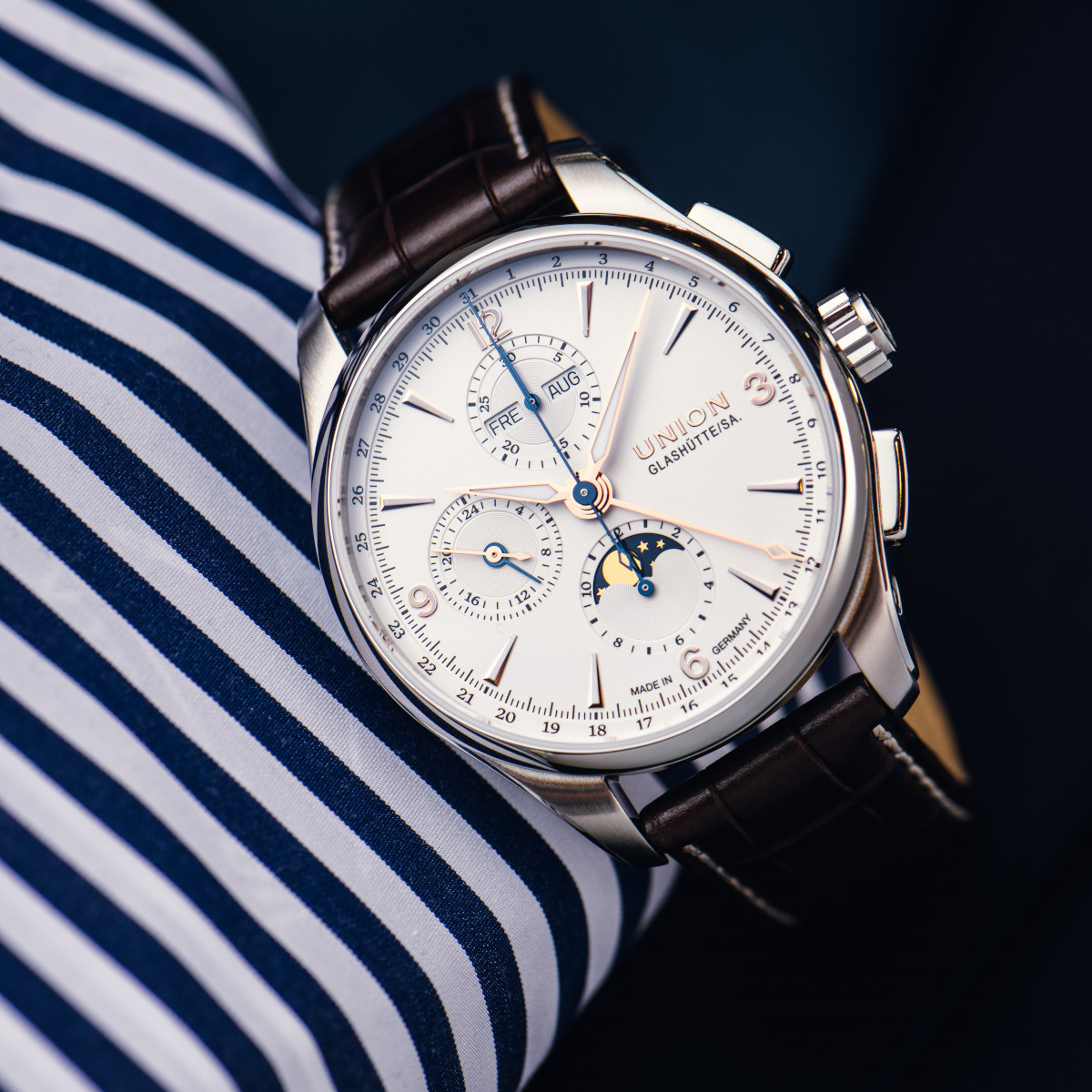 UNION Glashütte Belisar Chronograph Mondphase Produktbild main 1