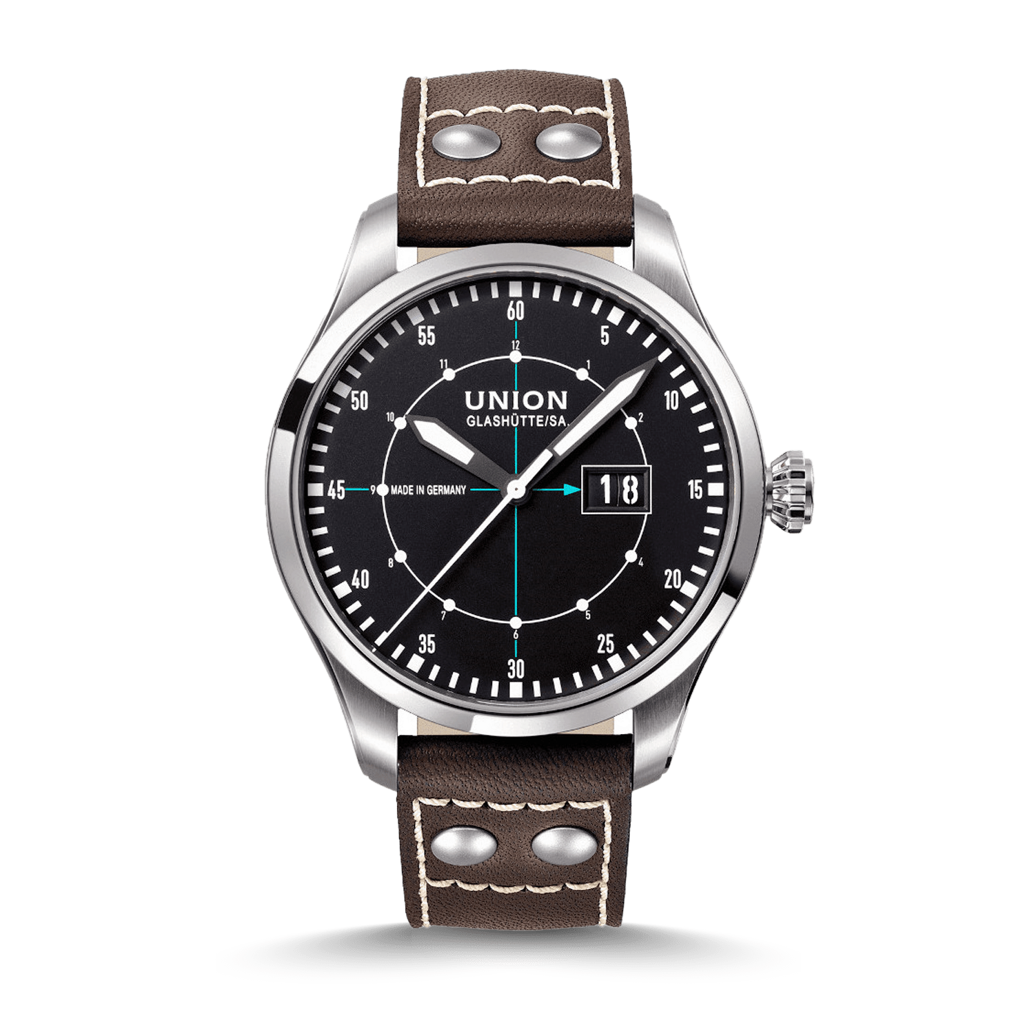 UNION Glashütte Belisar Pilot Grossdatum CPO Produktbild main 0