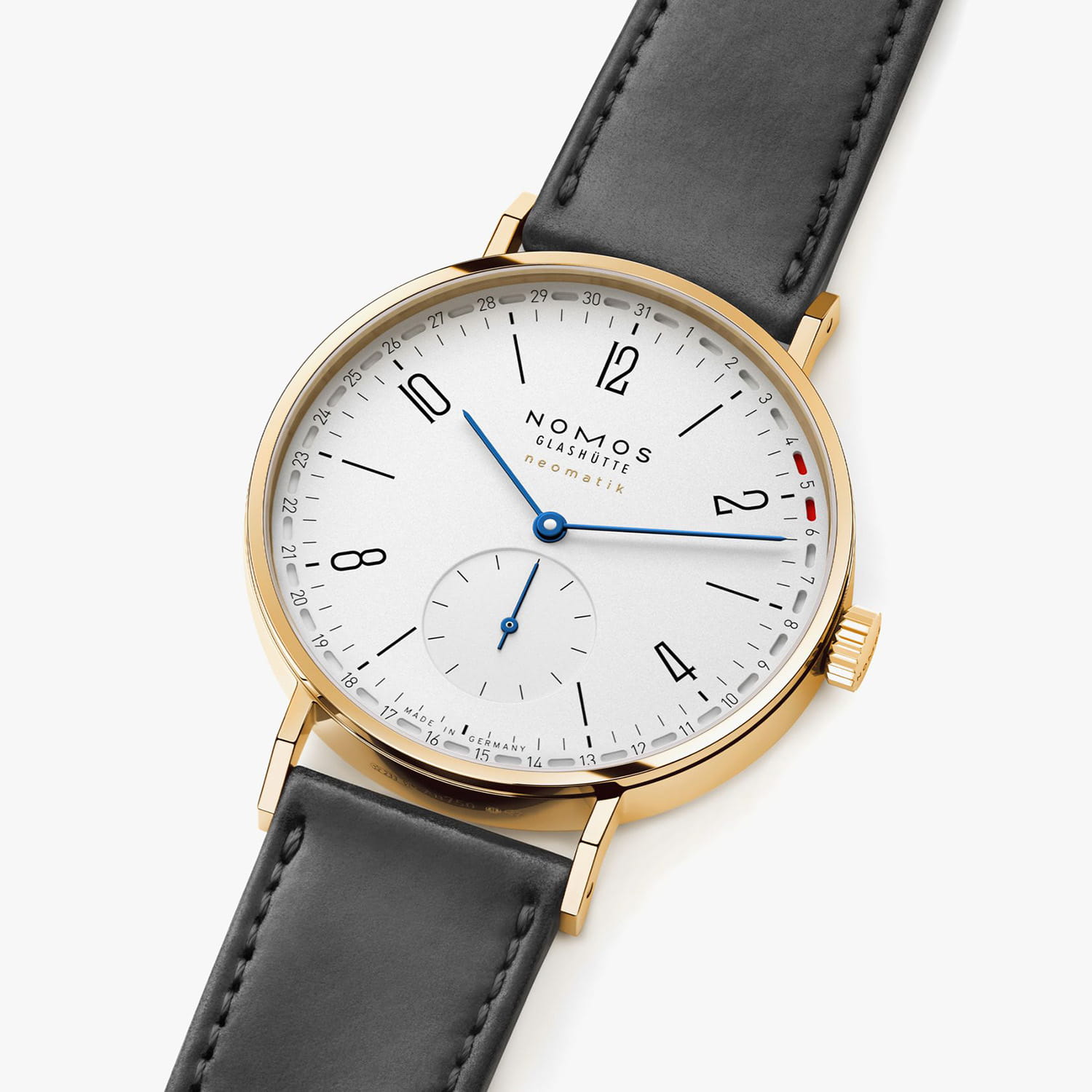 NOMOS Glashütte Tangente Gold neomatik 38 Update Produktbild main 2