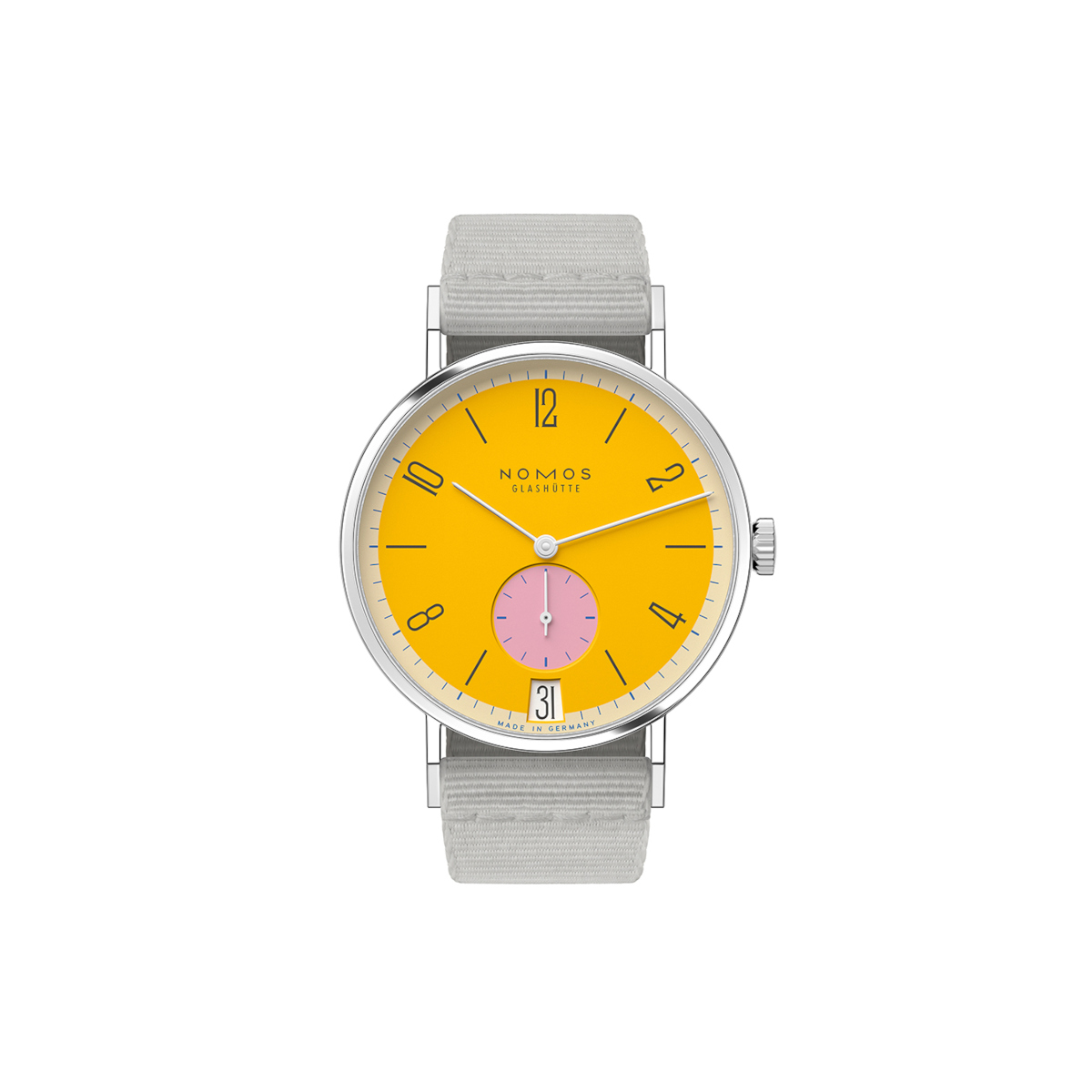 NOMOS Glashütte Tangente 38 Datum Katzengold Produktbild main 0