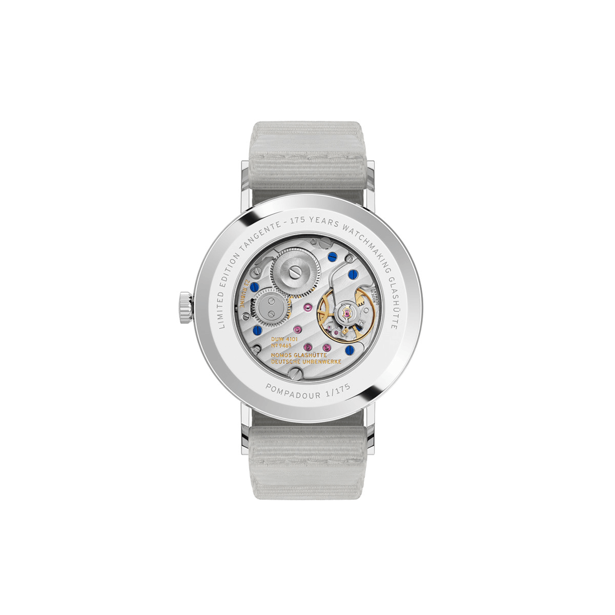 NOMOS Glashütte Tangente 38 Datum Pompadour Produktbild main 3