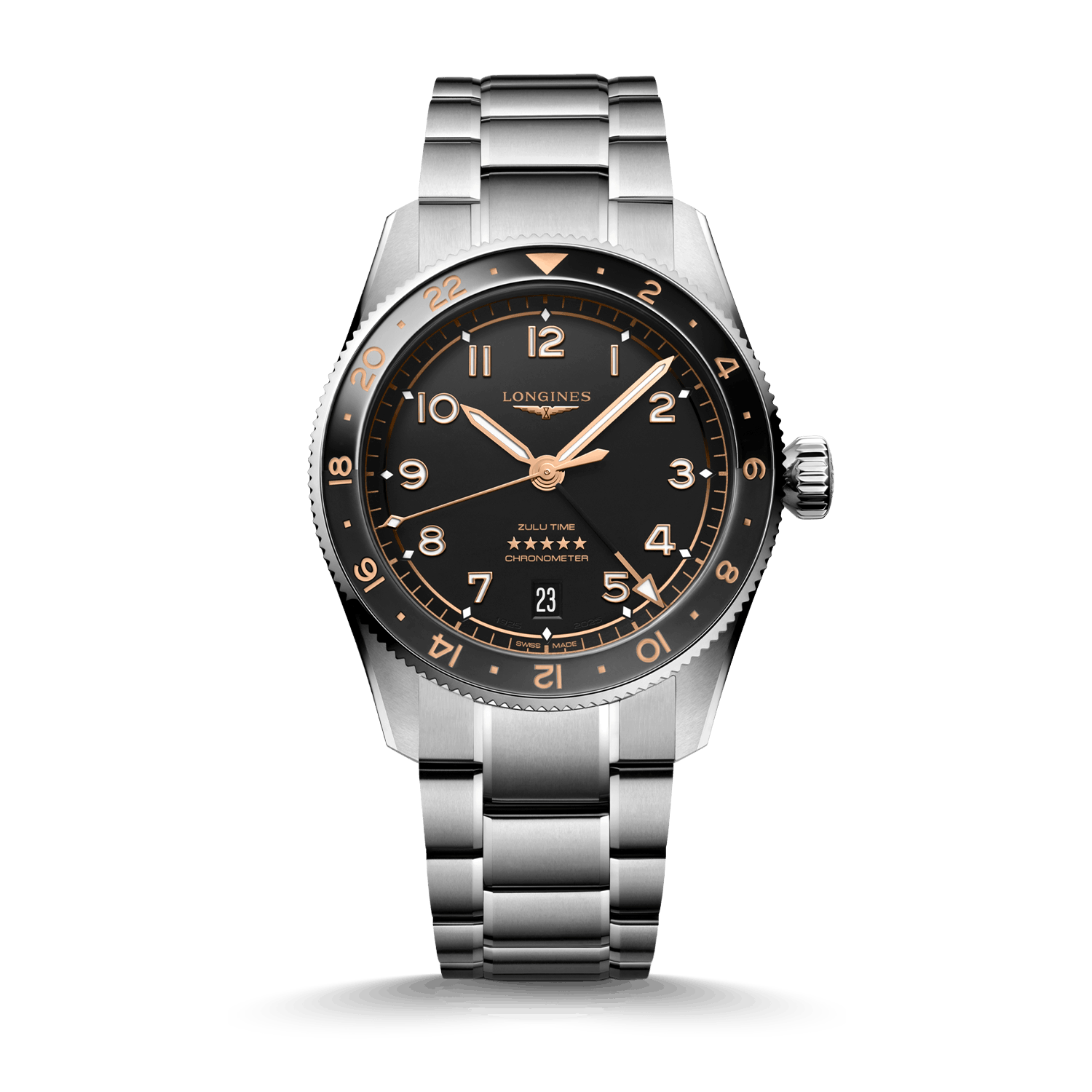 Longines Spirit Zulu Time 39 Produktbild main 0