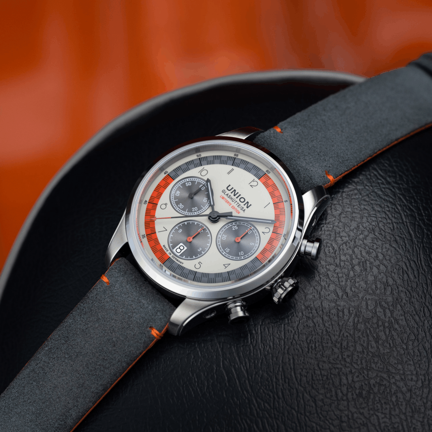 UNION Glashütte Belisar Chronograph Silvretta Classic 2025 Produktbild main 4