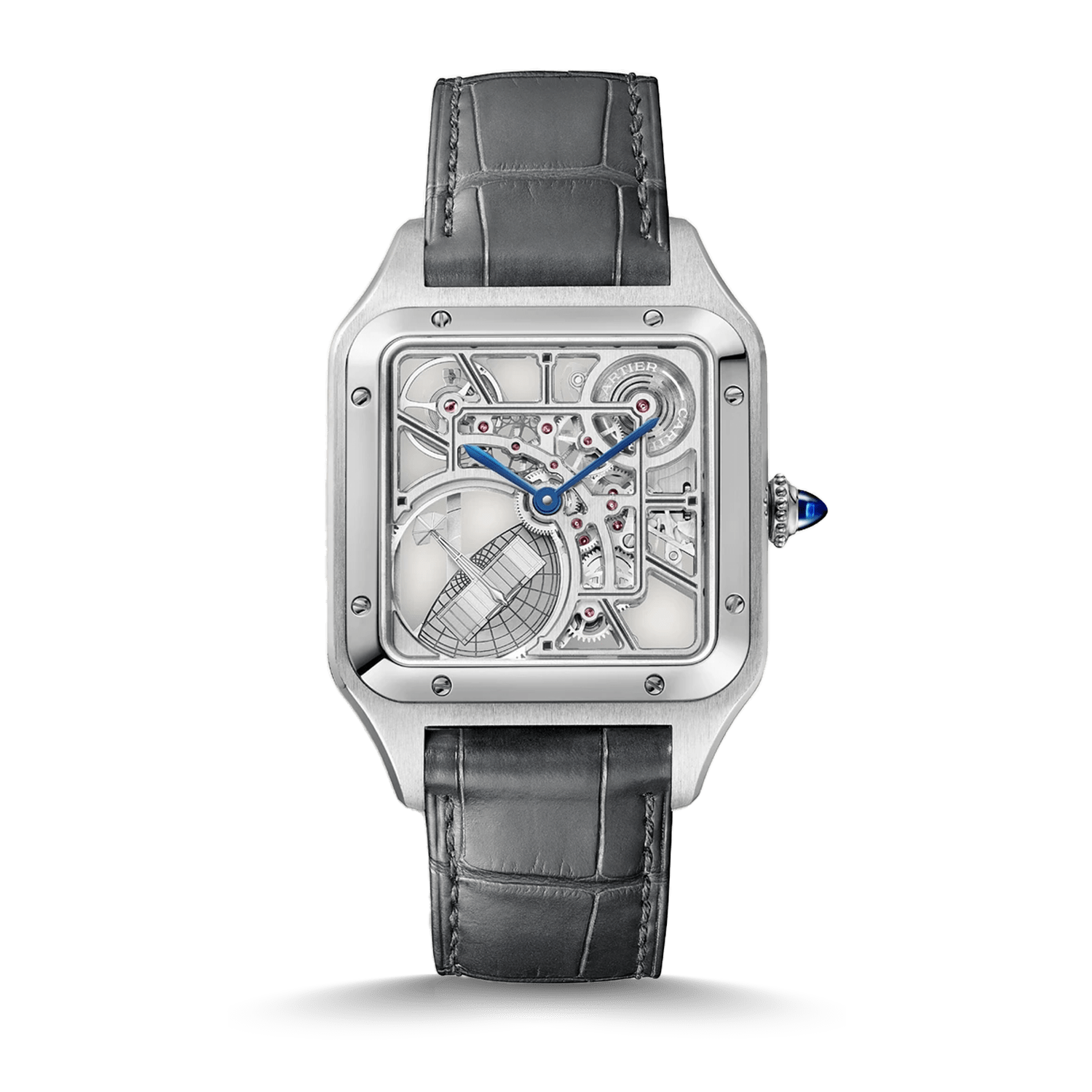 Cartier Santos-Dumont skelettiert mit Mikrorotor Produktbild main 0