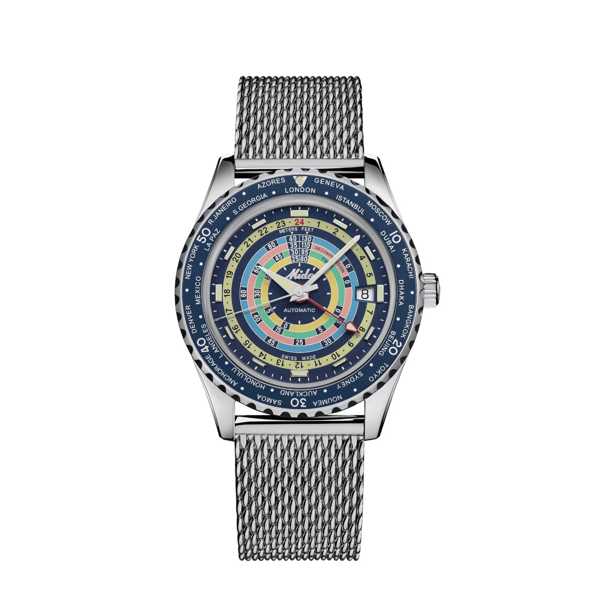 Mido Ocean Star Decompression Worldtimer Special Edition CPO Produktbild main 1