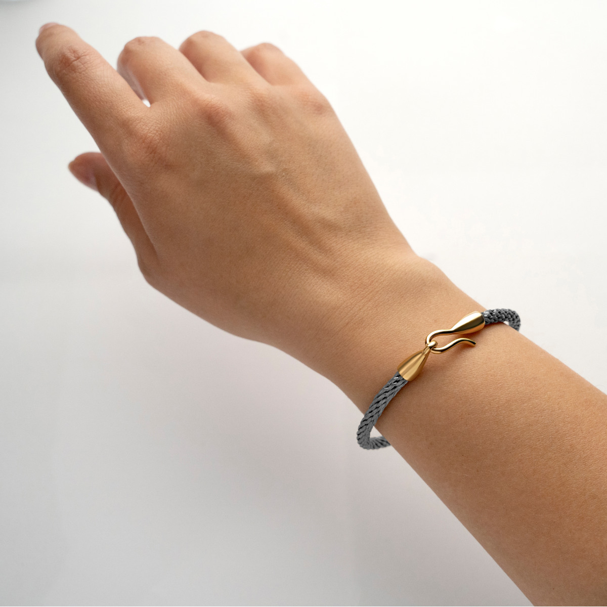 Bossert Kast Armband Mancona Edelstahl Hakenschloss Rotgold 20cm Produktbild main 1