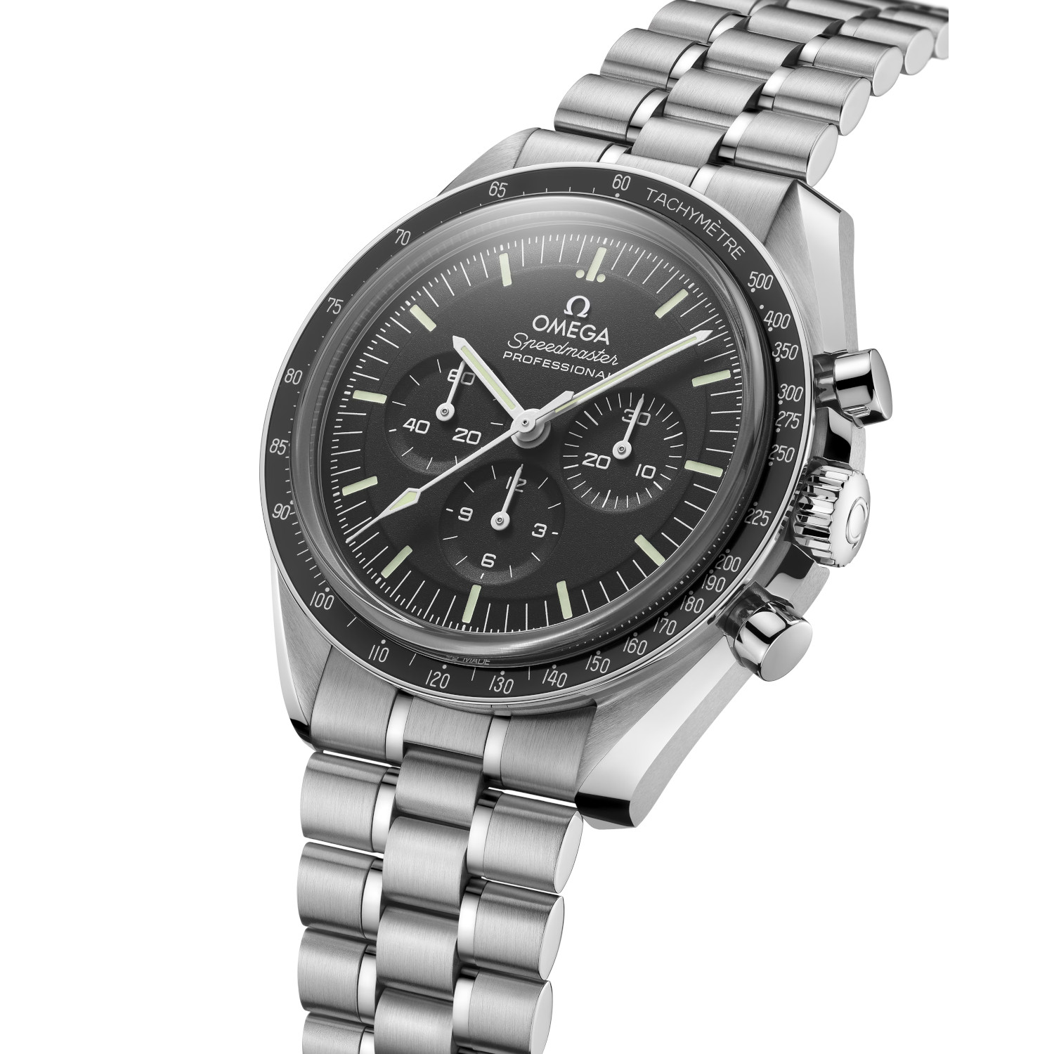 OMEGA Speedmaster Moonwatch Saphir Chronograph Produktbild main 1