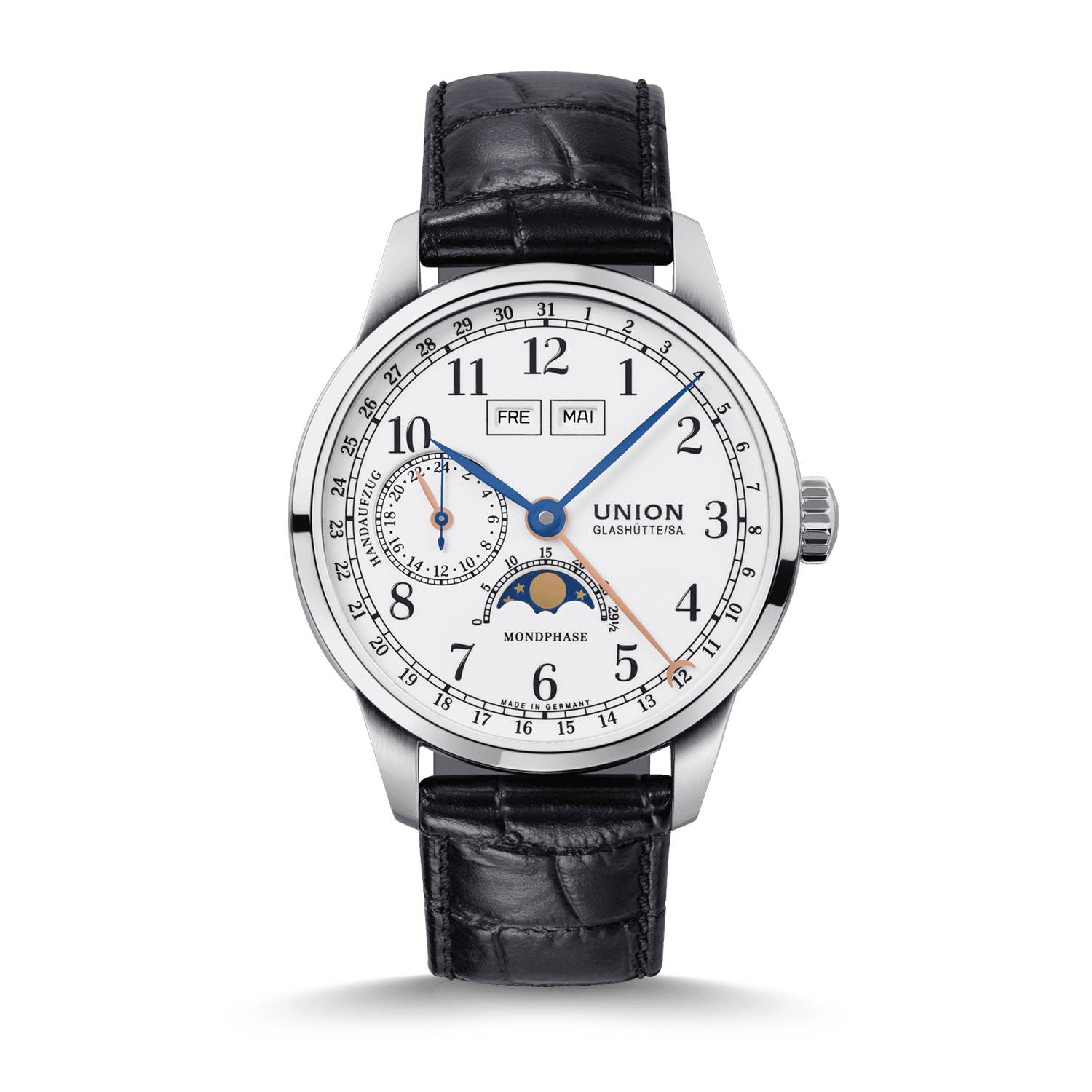 UNION Glashütte 1893 Johannes Dürrstein Edition Mondphase