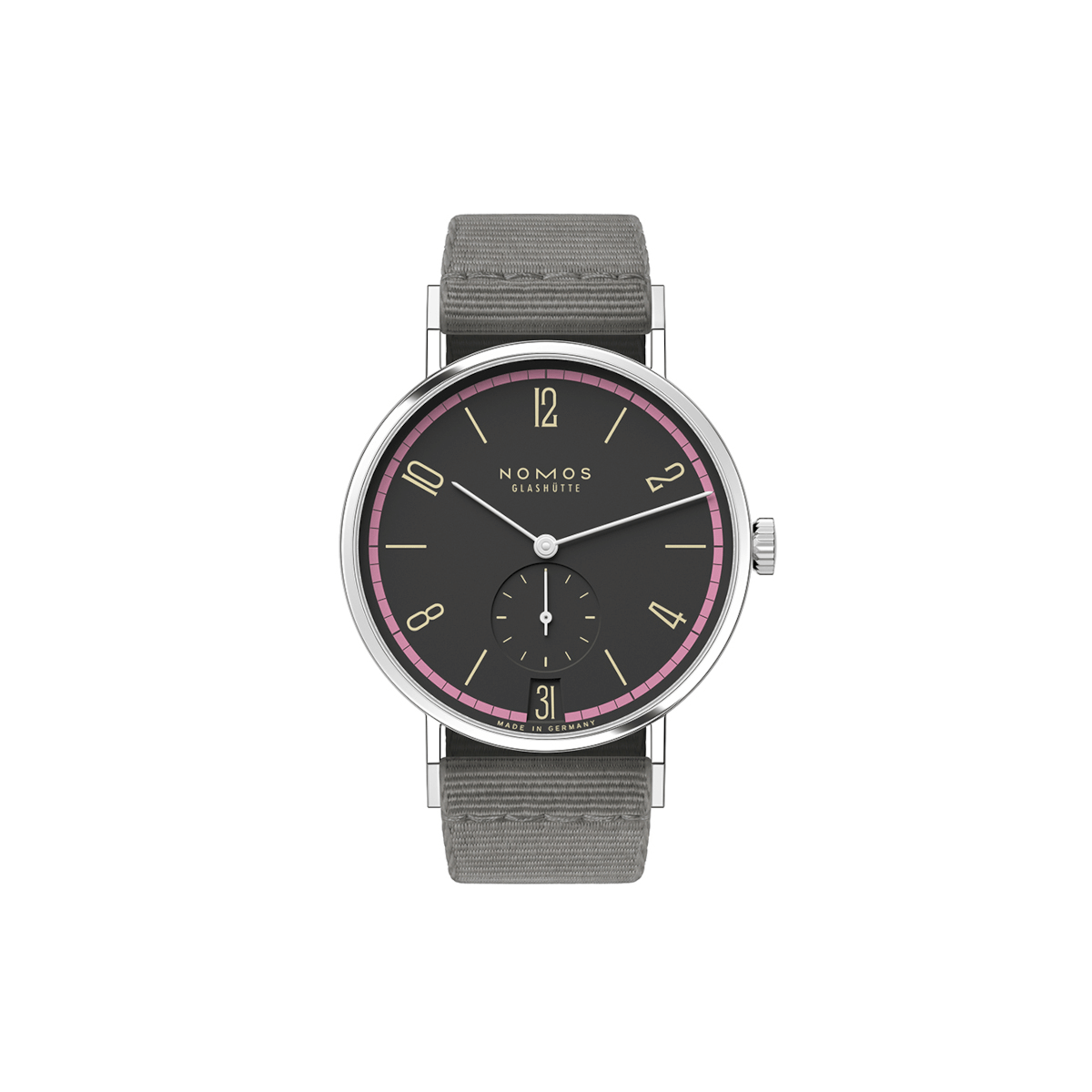 NOMOS Glashütte Tangente 38 Datum Tiefseegrau Produktbild main 0