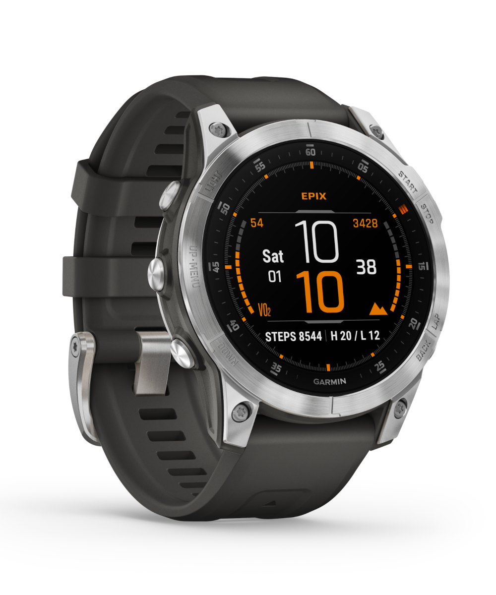Garmin epix™ Schiefergrau/Silber Produktbild main 2