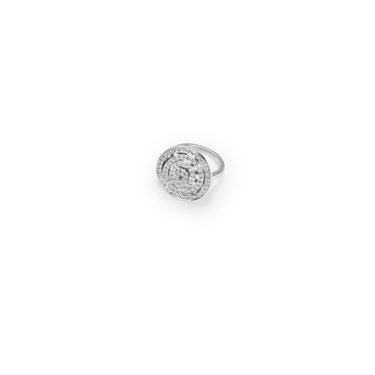 Karl Wolf Ring Kreislauf 750 Weißgold mit Diamanten TW / SI Karl Wolf Ring Kreislauf 750 Weißgold mit Diamanten TW / SI