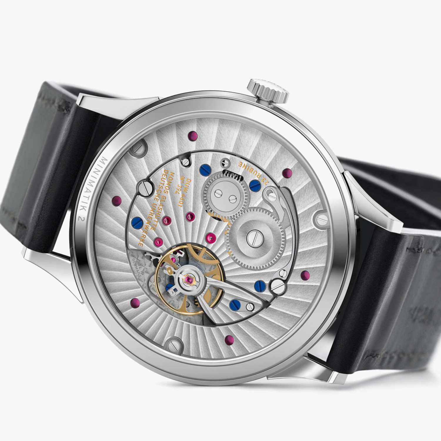 NOMOS Glashütte Minimatik 39 Datum Produktbild main 3