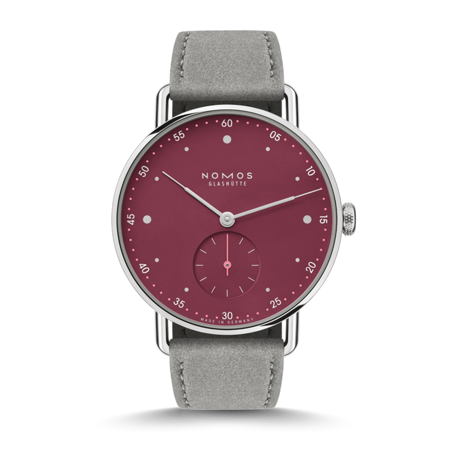 NOMOS Glashütte Metro 33 Muted Red Produktbild main 0