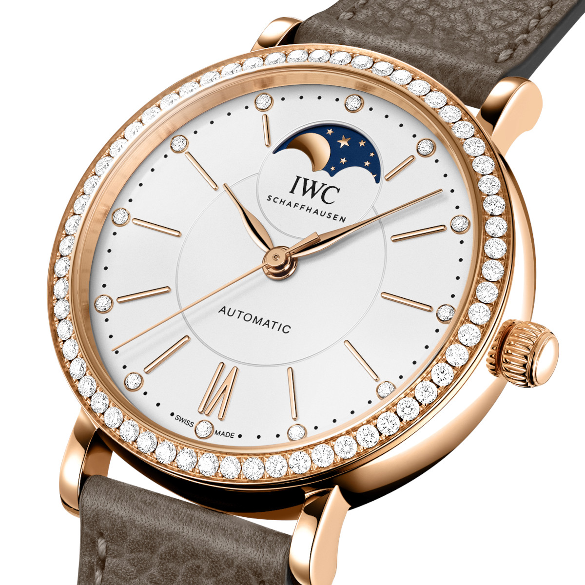 IWC Schaffhausen Portofino Automatic Moon Phase 37 Produktbild main 3