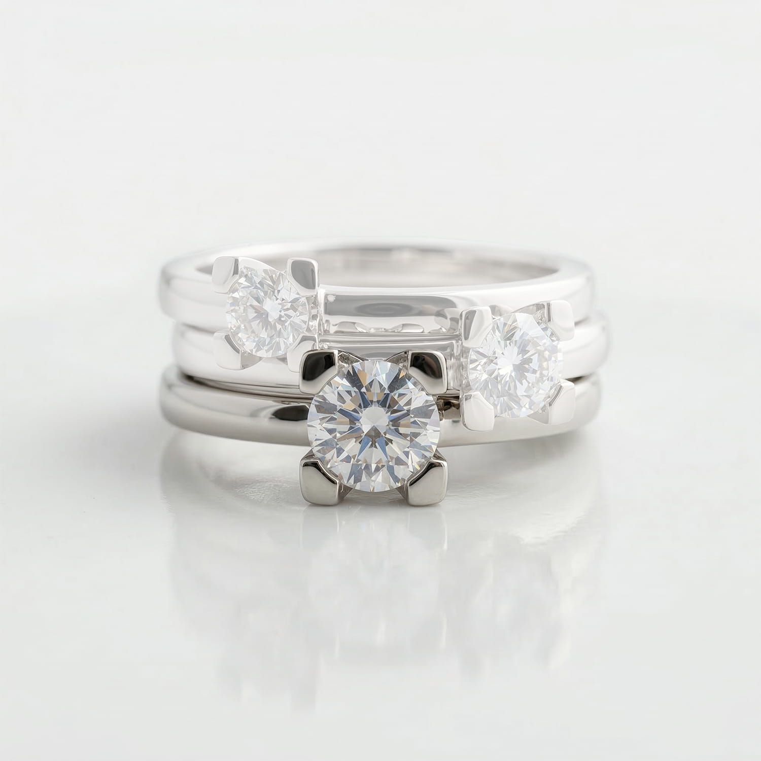 ALTHERR Manufaktur Amare Verlobungsring Weißgold 585 0,35 ct. – Ringweite 54 Produktbild main 1