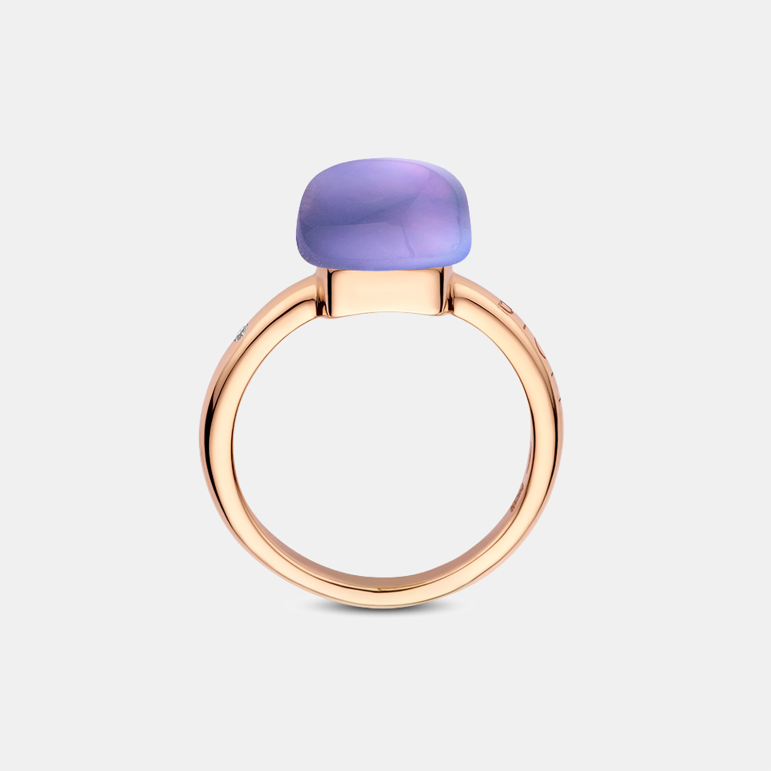 Bigli Mini Sweety Ring mit Amethyst und Lapislazuli – Ringweite 53 Produktbild main 1