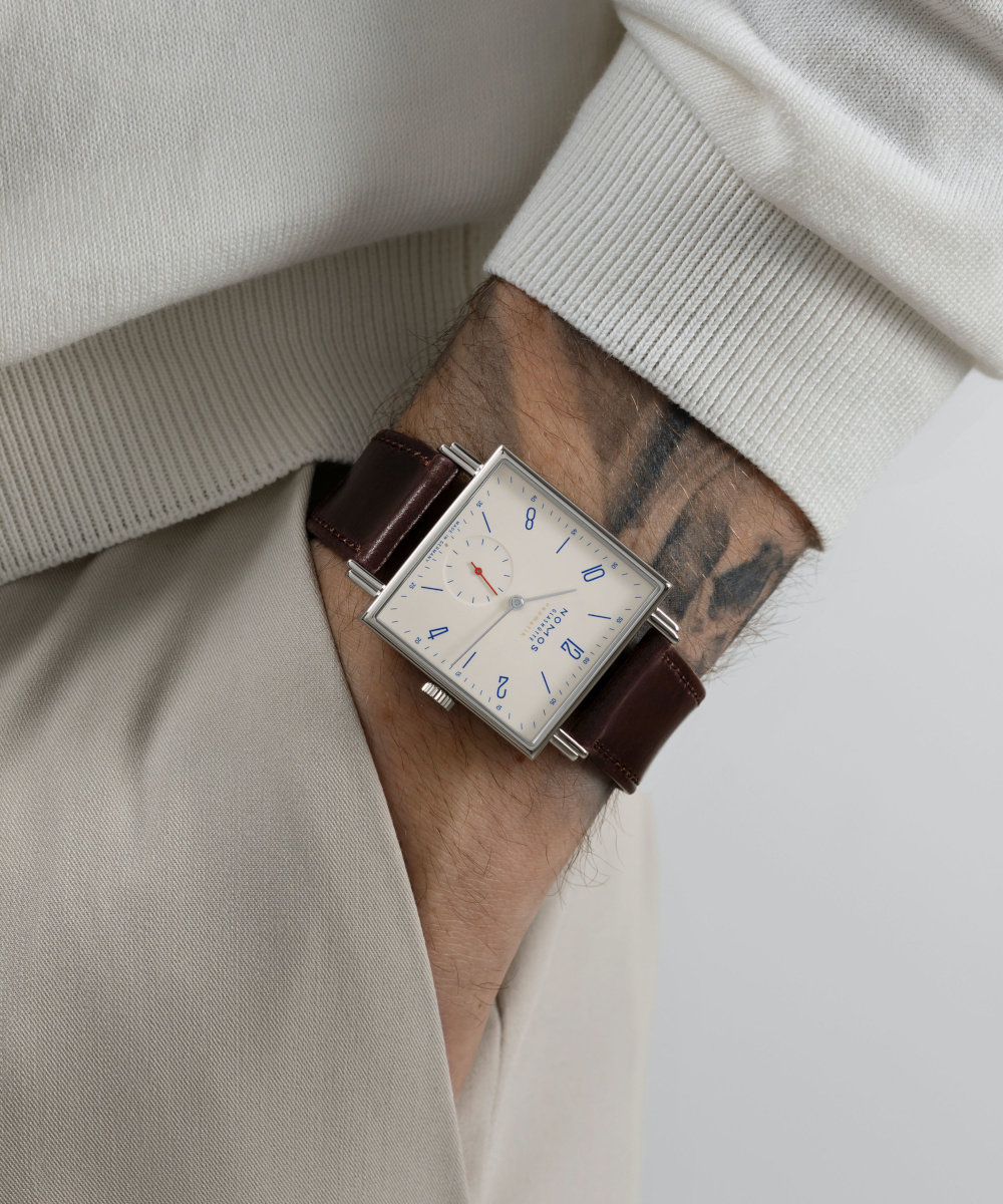 NOMOS Glashütte Tetra Neomatik Off White - 175 Years Watchmaking Glashütte Produktbild main 2