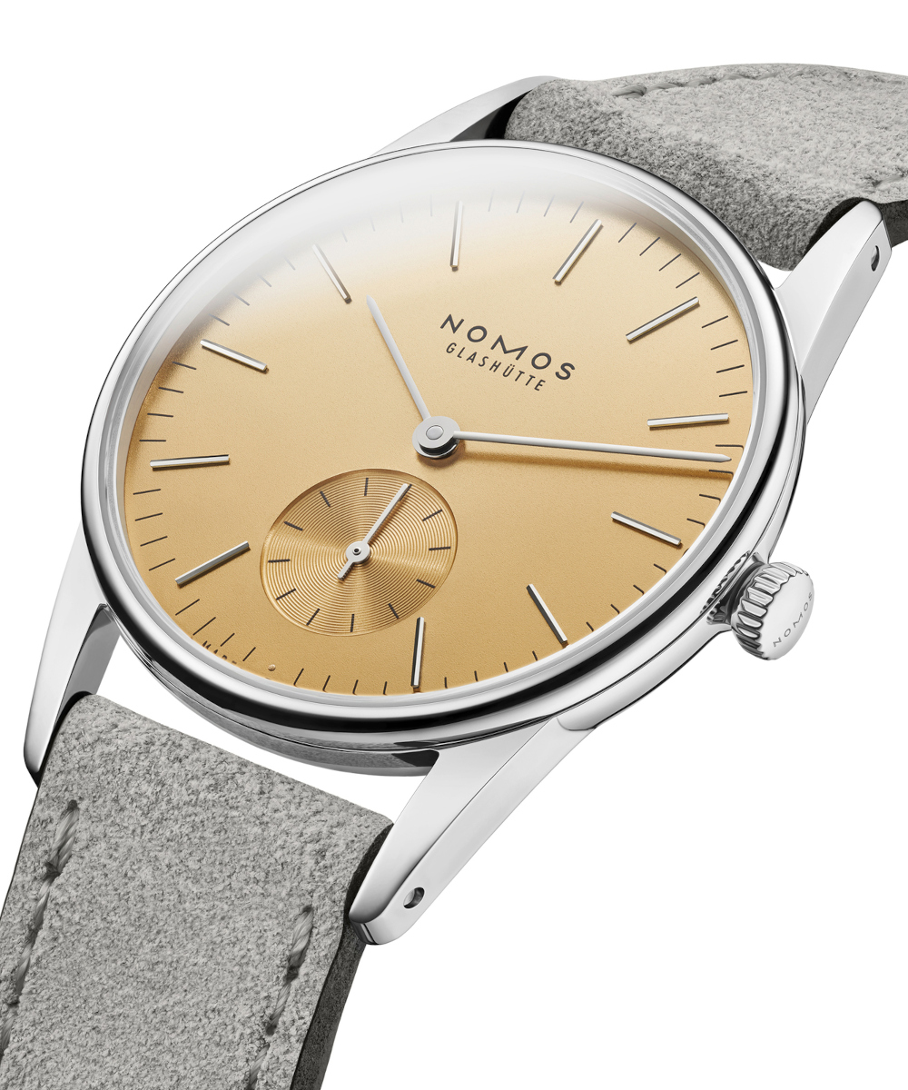 NOMOS Glashütte Orion 33 Gold Produktbild main 3